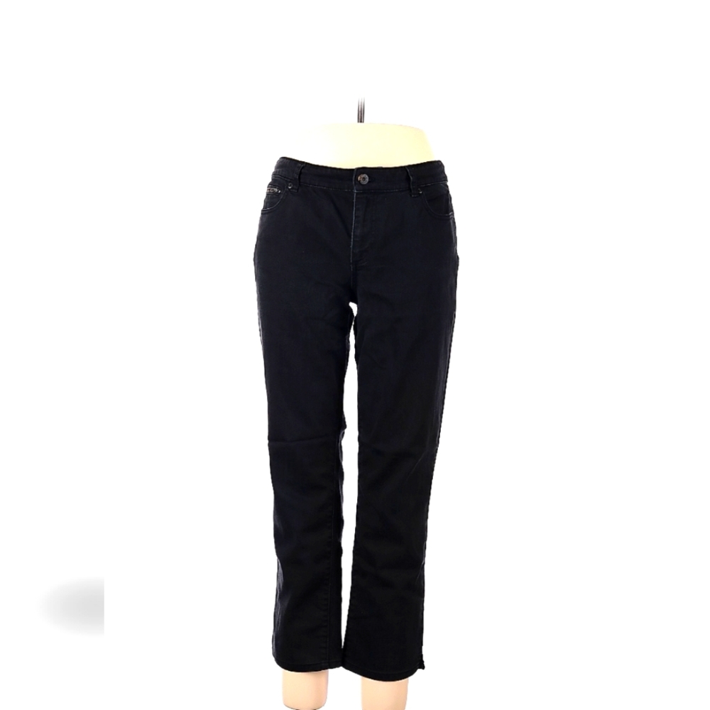 Chico's Black Boot Cut Jeans Timeless Style